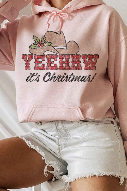 YEEHAW COUNTRY CHRISTMAS GRAPHIC HOODIE