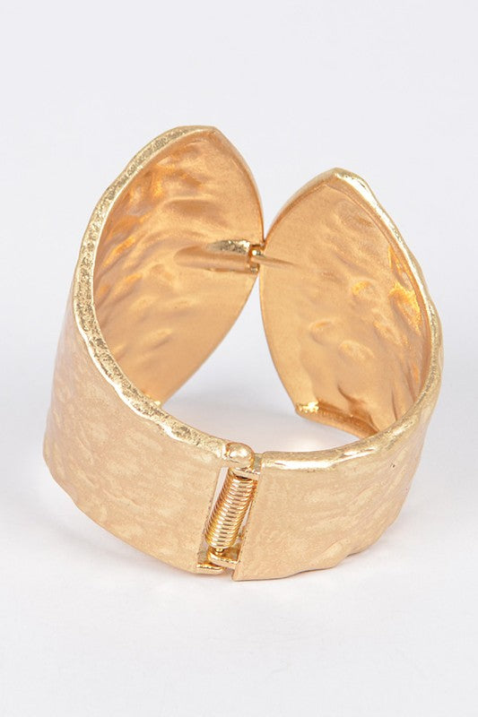 Hammered Statement Bangle