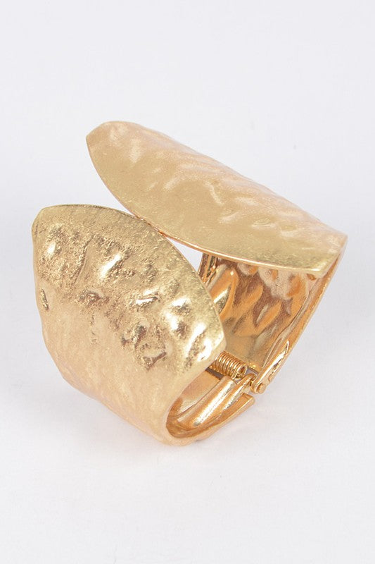 Hammered Statement Bangle