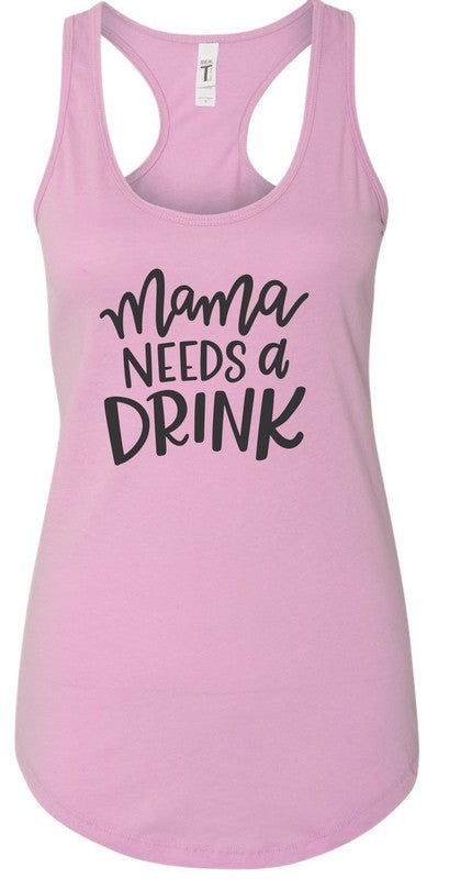 Mama Needs a Drink Summer Graphic Tank