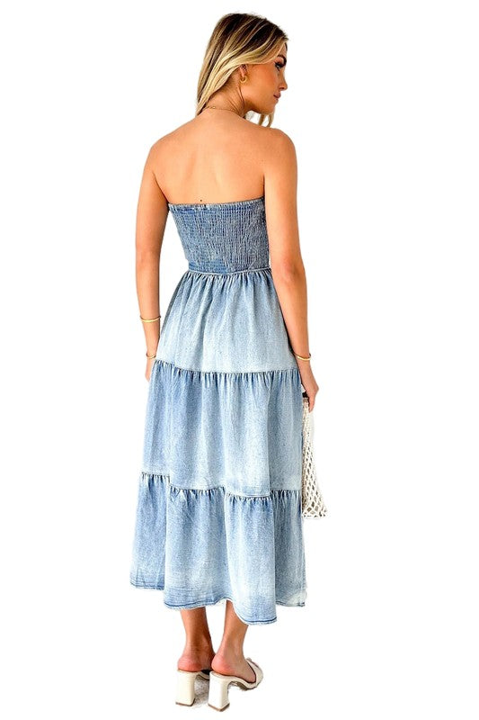 WOMEN DENIM FASHION DRESS