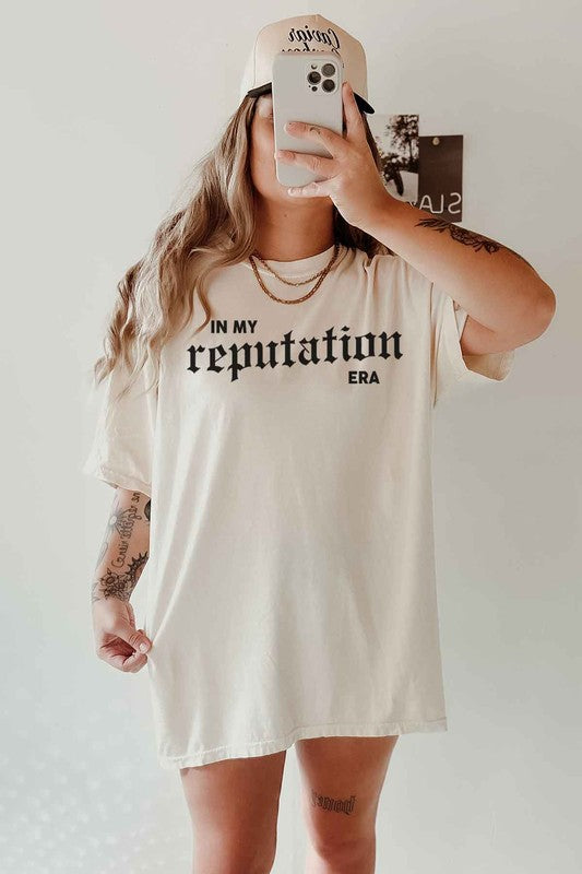 IN MY REPUTATION ERA OVERSIZED GRAPHIC TEE