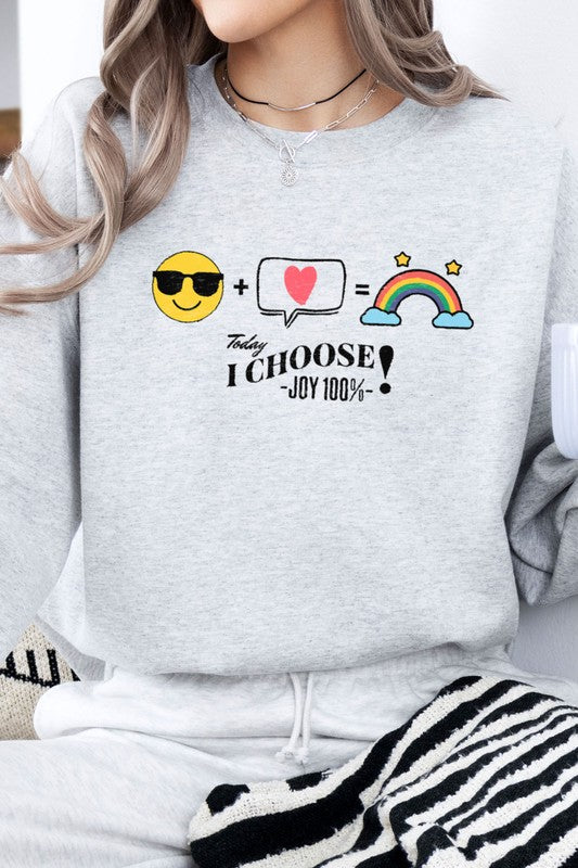 Valentine Vibes Fleece Graphic Sweatshirt