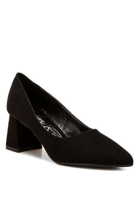 Malai Block Heel Pumps